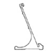 2 x 10 Free Standing Plate Holder