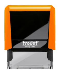 TR4913 Neon Orange Notary Stamp